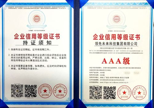 領先未來榮獲“3·15全國產品和服務質量誠信示范企業”稱號，信息咨詢服務再獲行業認可